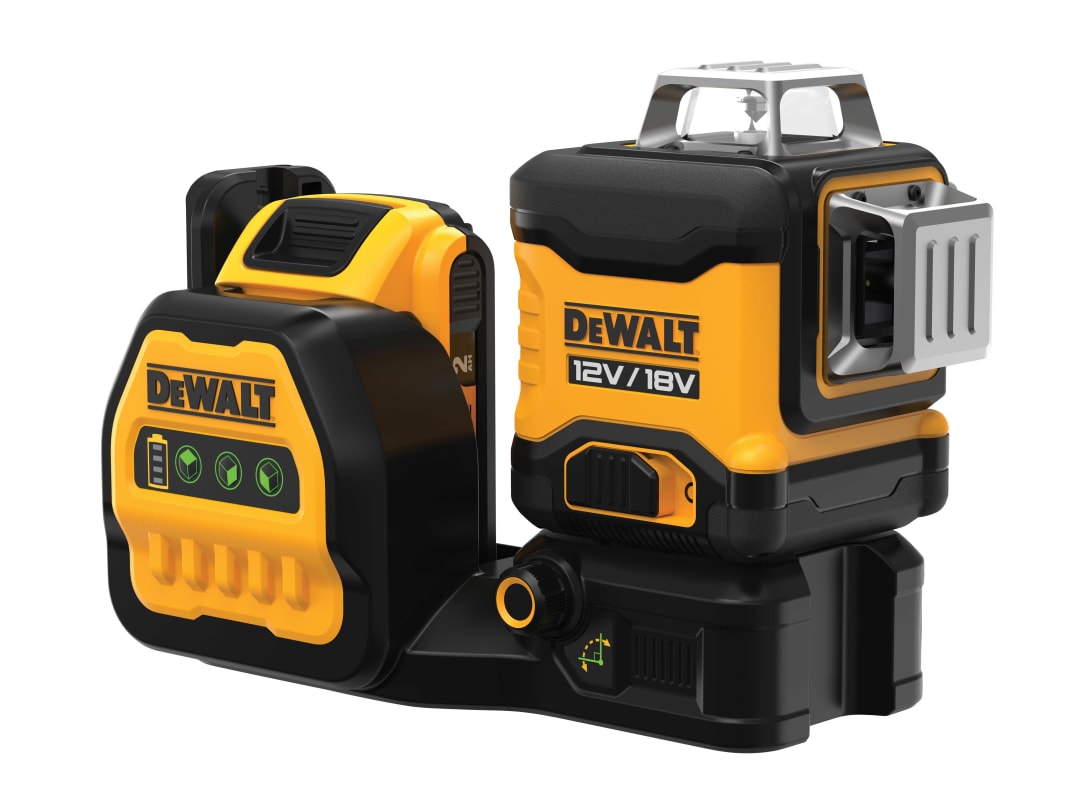 DEWALT Power Tools DCE089 D1G18 3 x 360° Green Multi-Line Laser 12/18V 1 x 2.0Ah Li-ion DCE089D1G18-GB