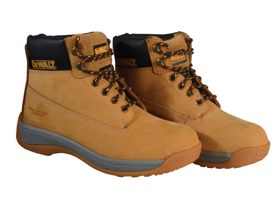DEWALT Power Tools Apprentice Hiker Nubuck Boots Wheat UK 6 EUR 39