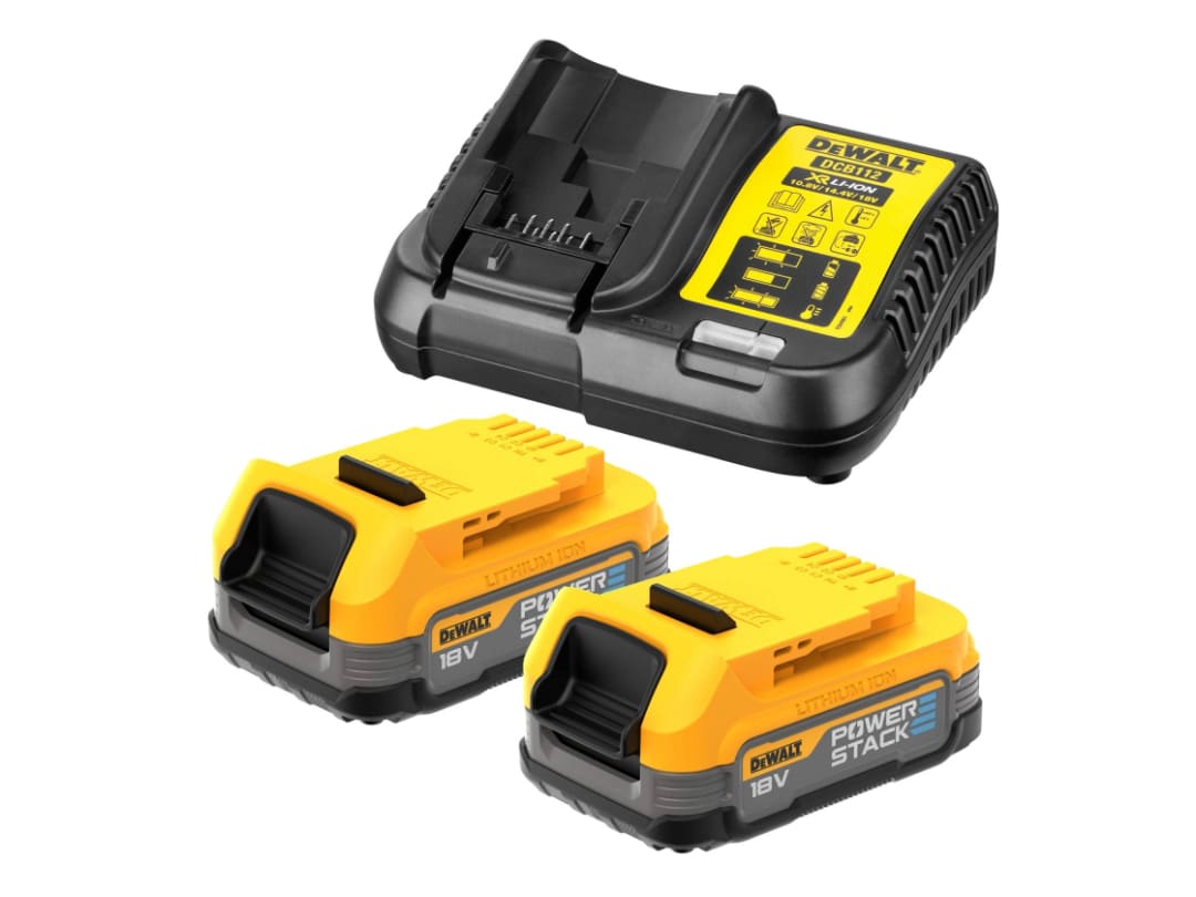 DEWALT Power Tools DCB1102 E2 XR POWERSTACK™ Starter Kit 18V DCB1102E2-GB