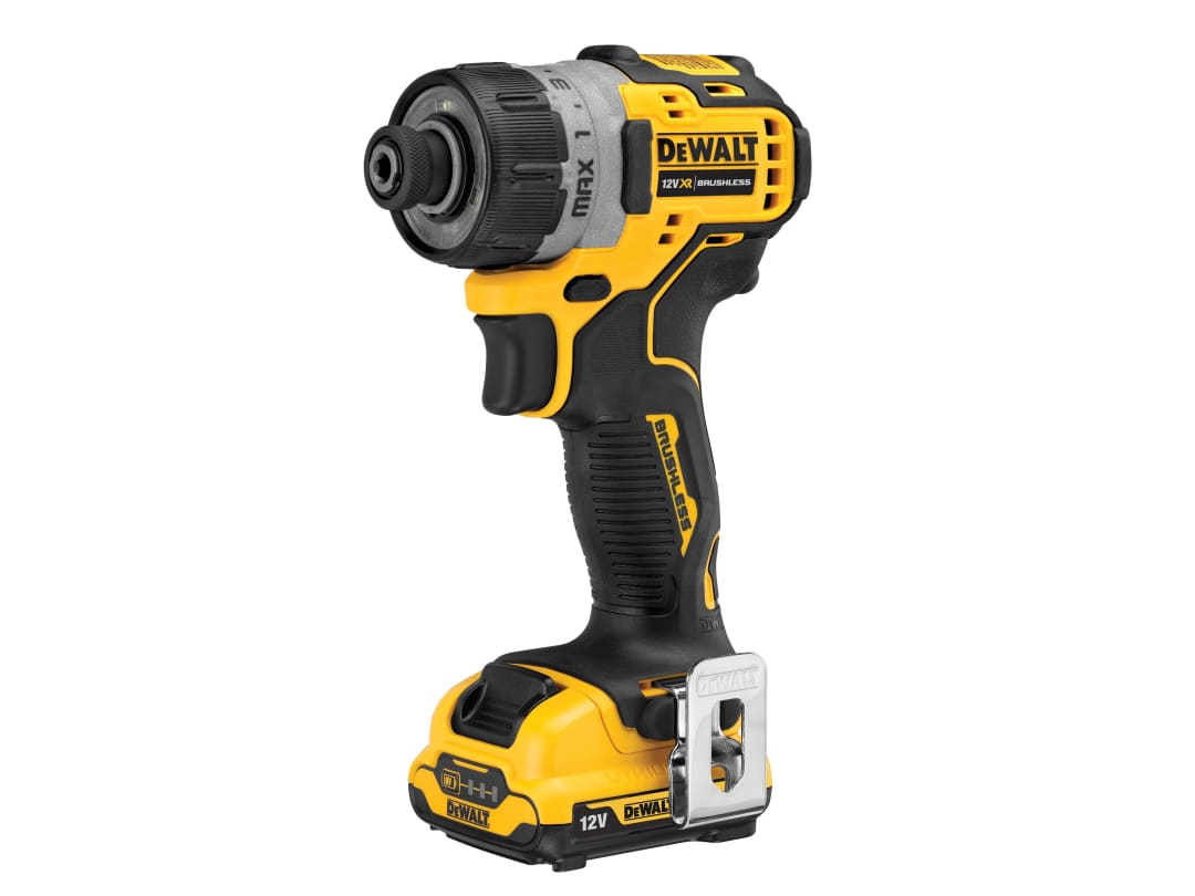 DEWALT Power Tools DCF601D2 XR Brushless Sub-Compact Screwdriver 12V 2 x 2.0Ah Li-ion DCF601D2-GB