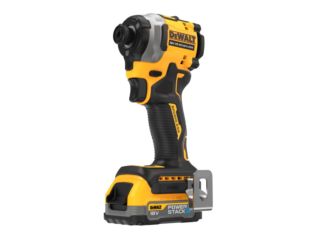 DEWALT Power Tools DCF850 E2T XR BL Impact Driver 18V 2 x 1.7Ah POWERSTACK™ Li-ion DCF850E2T-GB