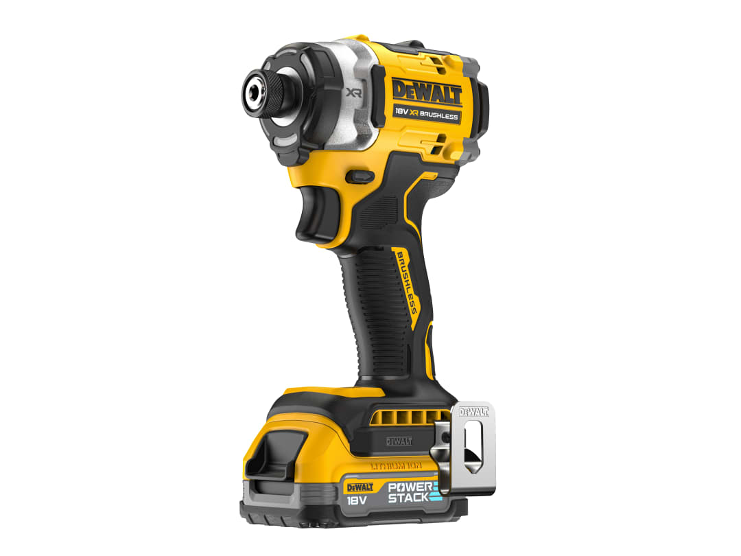 DEWALT Power Tools DCF860 E2T XR BL Impact Driver 18V 2 x 1.7Ah POWERSTACK™ Li-ion DCF860E2T-GB
