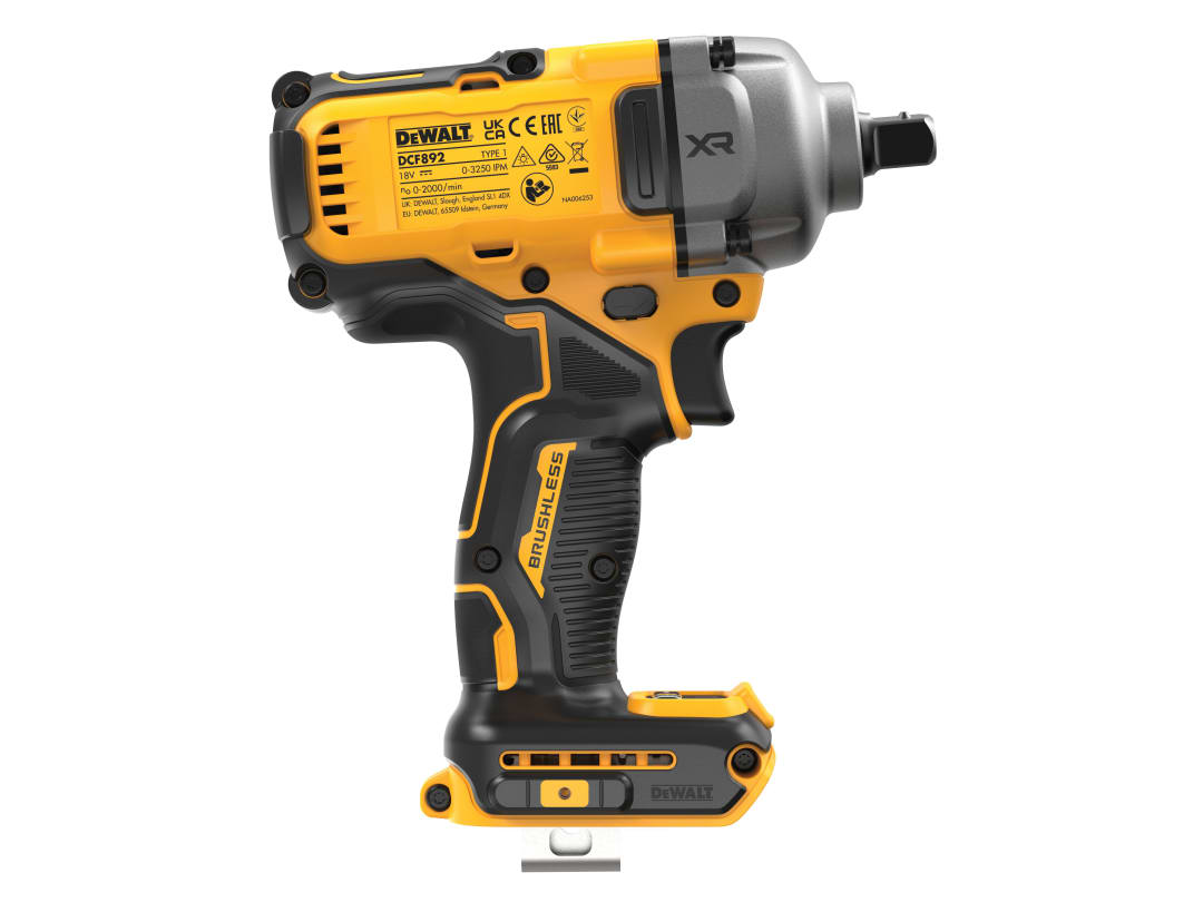 DEWALT Power Tools DCF892N XR BL High Torque 1/2in Impact Wrench 18V Bare Unit DCF892N-XJ