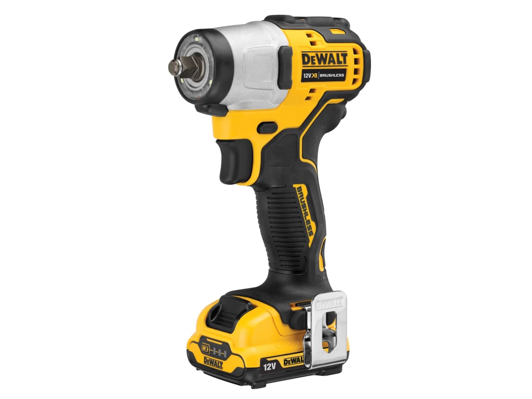 DEWALT Power Tools DCF902D2 XR Brushless Sub-Compact 3/8in Impact Wrench 12V 2 x 2.0Ah Li-ion DCF902D2-GB