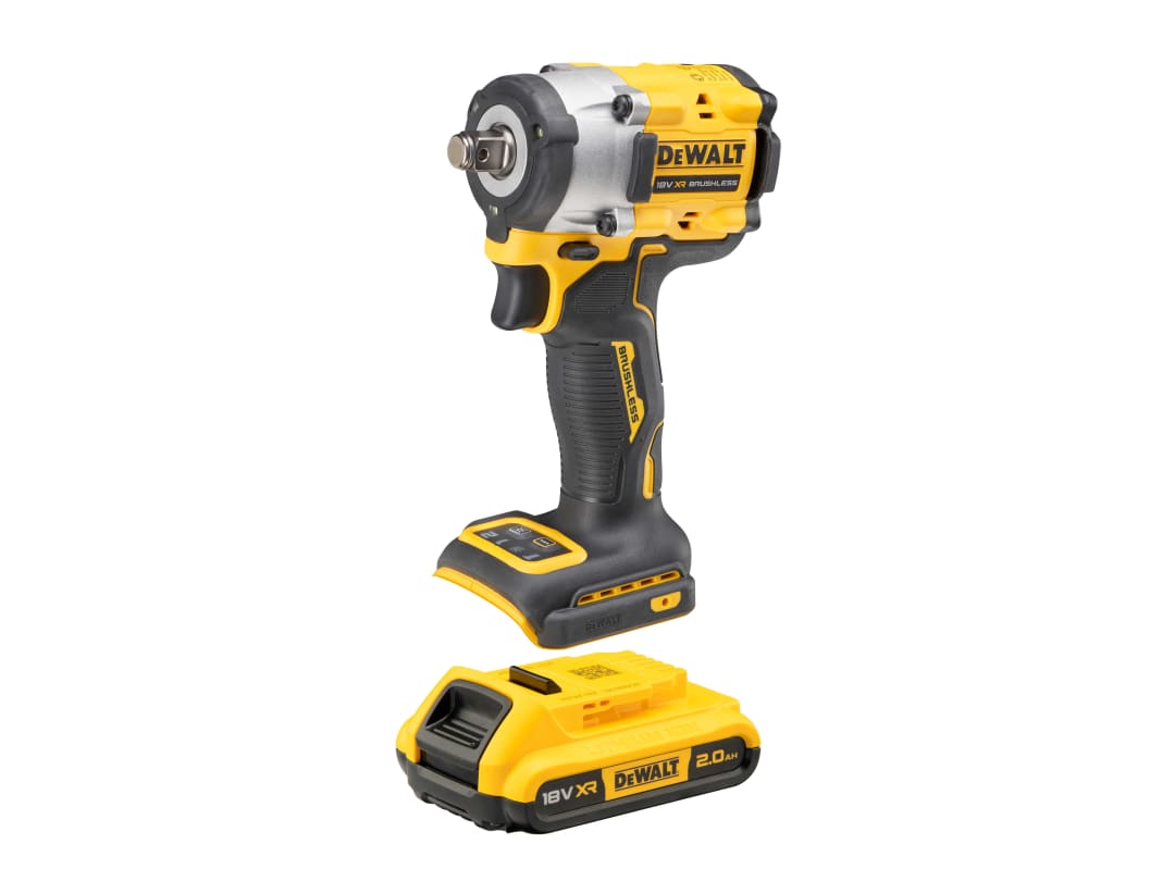 DEWALT Power Tools DCF921D2T XR BL 1/2in Impact Wrench 18V 2 x 2.0Ah Li-ion DCF921D2T-GB