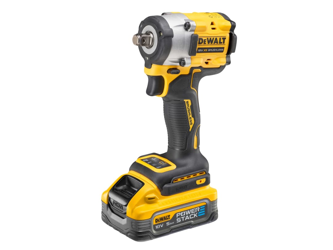 DEWALT Power Tools DCF921H2T XR BL 1/2in Impact Wrench 18V 2 x 5.0Ah POWERSTACK™ Li-ion DCF921H2T-GB