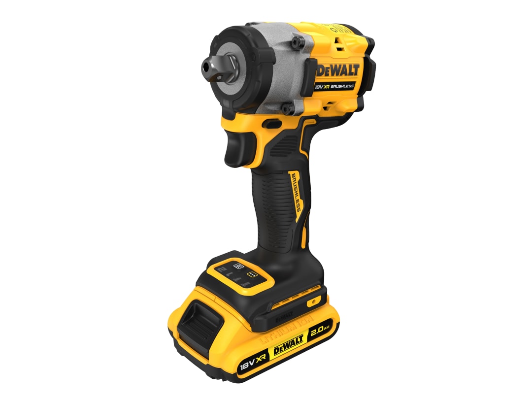 DEWALT Power Tools DCF922D2T XR BL 1/2in Impact Wrench 18V 2 x 2.0Ah Li-ion DCF922D2T-GB