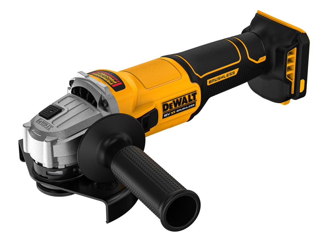 DEWALT Power Tools DEWDCG407N Angle Grinder Slide Switch 125mm 18V Bare Unit DCG407N-XJ