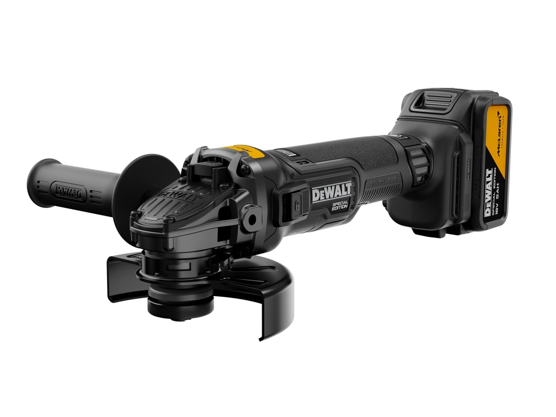 DEWALT Power Tools DCG45MP1T McLaren F1 Angle Grinder 18V 115mm 1 x 5.0Ah Li-ion DCG45MP1T-GB