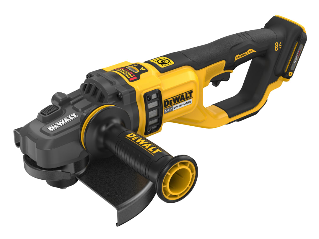 DEWALT Power Tools DCG460NK XR FlexVolt Angle Grinder 230mm 54V Bare Unit DCG460NK-XJ