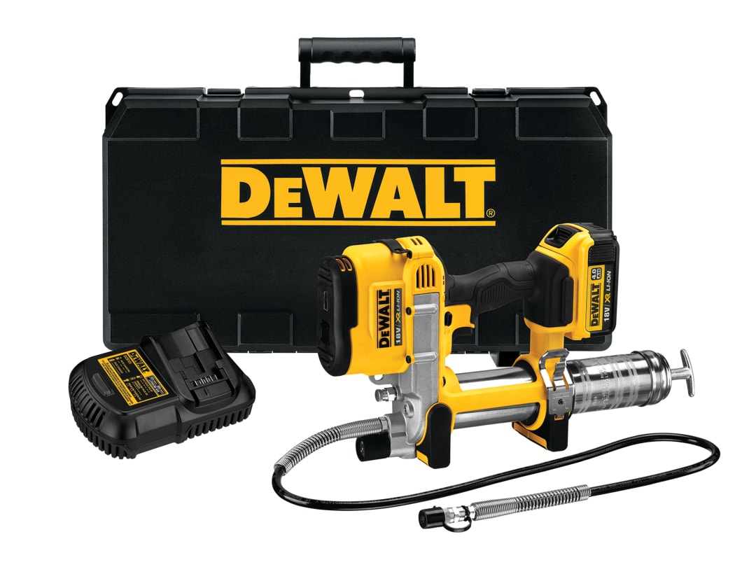DEWALT Power Tools DCGG571M1 Cordless XR Grease Gun 18V 1 x 4.0Ah Li-ion DCGG571M1-GB