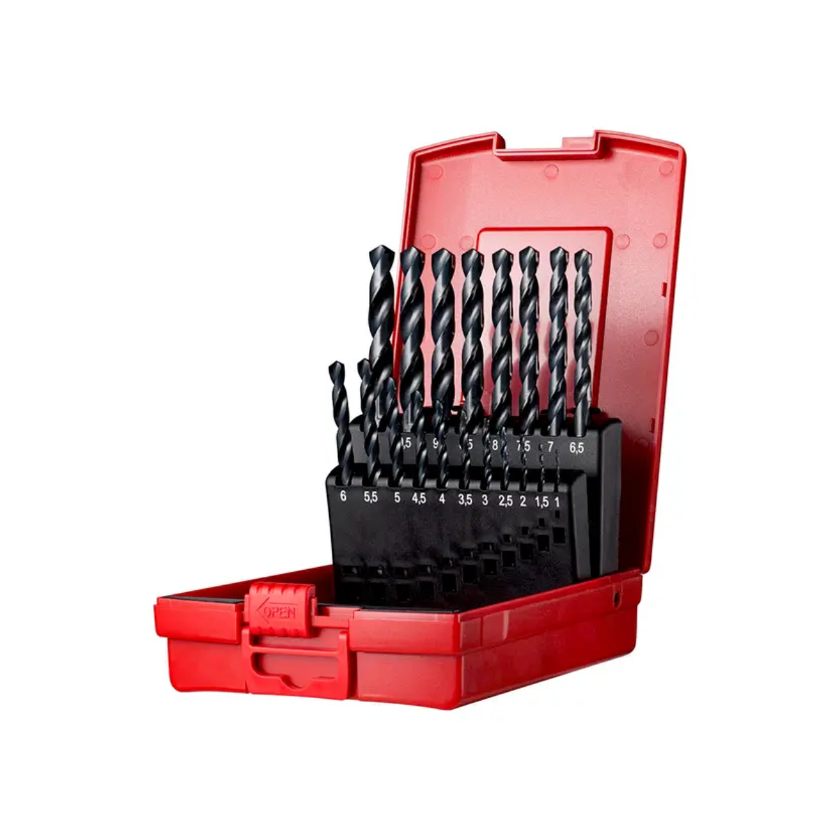 Dormer A190 No.201 Metric HSS Drill Set of 19 1.0-10.0 x 0.5mm A190201