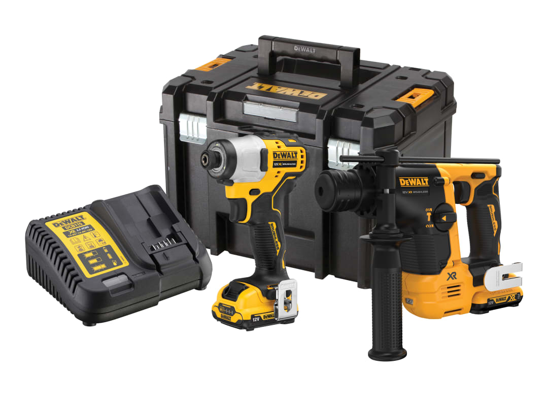 DEWALT Power Tools DCK2104L2T XR Brushless Twin Pack 12V 2 x 3.0Ah Li-ion DCK2104L2T-GB