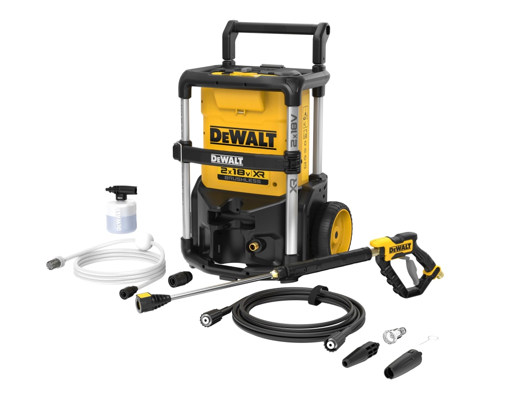 DEWALT Power Tools DCMPW1600N XR Pressure Washer 36V (2 x 18V) Bare Unit DCMPW1600N-XJ