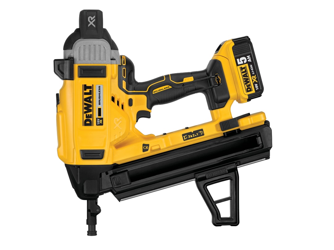 DEWALT Power Tools DCN890P2 XR Brushless Concrete Nailer 18V 2 x 5.0Ah Li-ion DCN890P2-GB