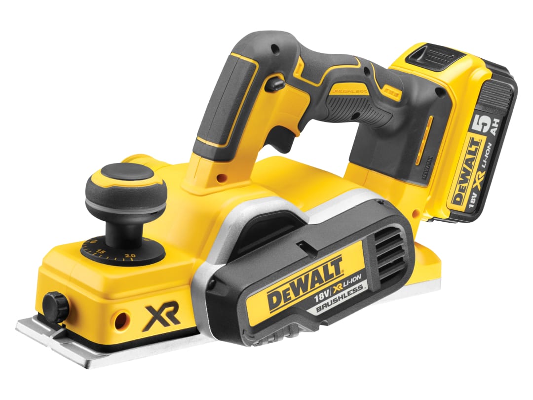 DEWALT Power Tools DCP580P2 XR Brushless Planer 18V 2 x 5.0Ah Li-ion DCP580P2-GB