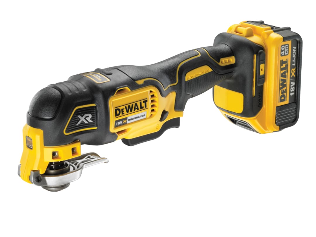 DEWALT DCS355M1 XR Brushless Oscillating Multi-Tool 18V 1 x 4.0Ah ...