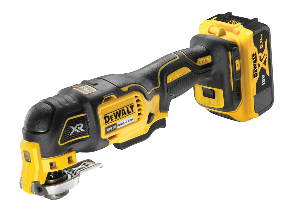 DEWALT Power Tools DCS356P2 XR Oscillating Multi-Tool 18V 2 x 5.0Ah Li-ion DCS356P2-GB
