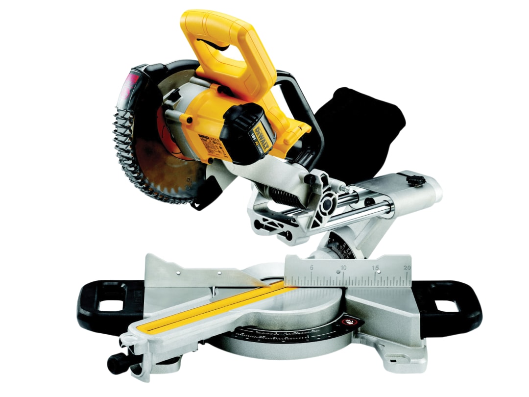 DEWALT Power Tools DCS365M2 Cordless XPS Mitre Saw 18V 2 x 4.0Ah Li-ion DCS365M2