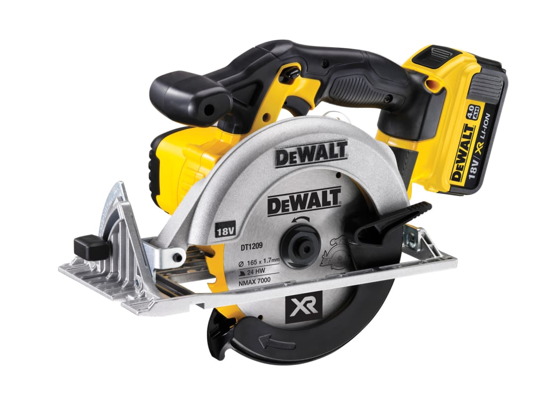 DEWALT Power Tools DCS391M2 Premium XR Circular Saw 165mm 18V 2 x 4.0Ah Li-ion DCS391M2-GB