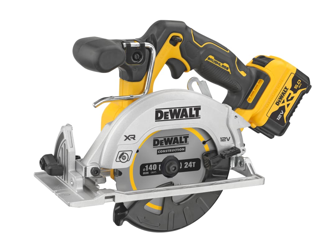 DEWALT Power Tools DCS512D2 Brushless XR Circular Saw 12V 2 x 5.0Ah Li-ion DCS512P2-GB