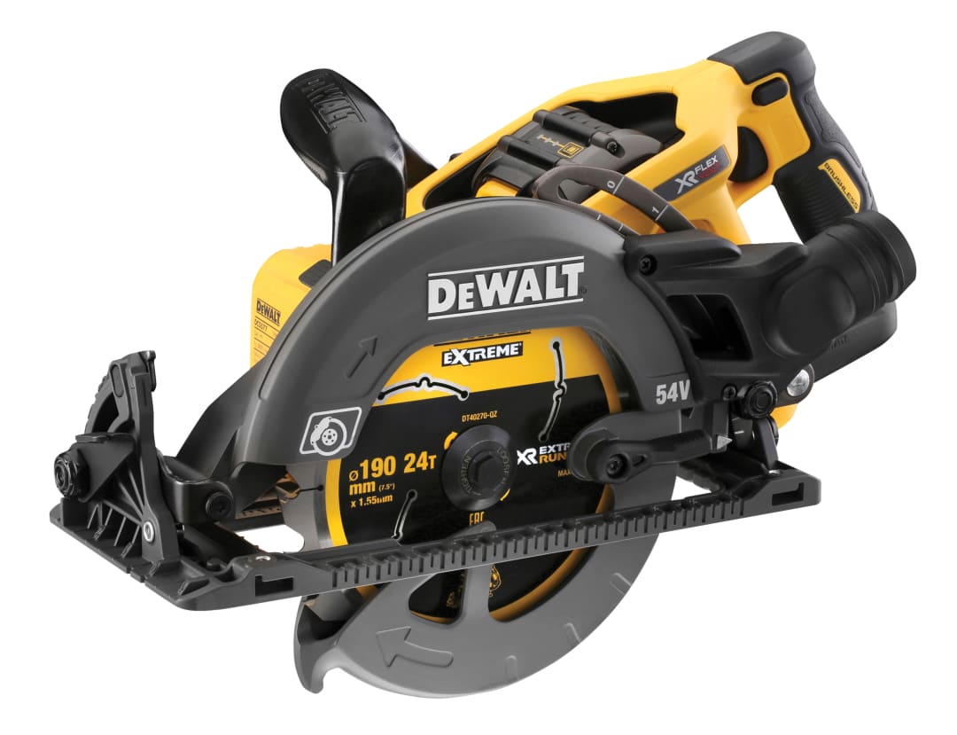 DEWALT Power Tools DCS577T2 FlexVolt XR High Torque Circular Saw 190mm 54V 2 x 2.0Ah Li-ion DCS577T2-GB
