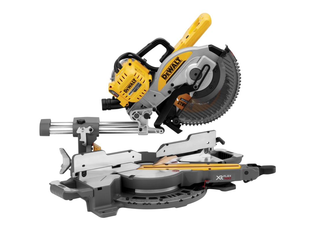 DEWALT Power Tools DCS727N XR FlexVolt Slide Mitre Saw 250mm 54V Bare Unit DCS727N-XJ