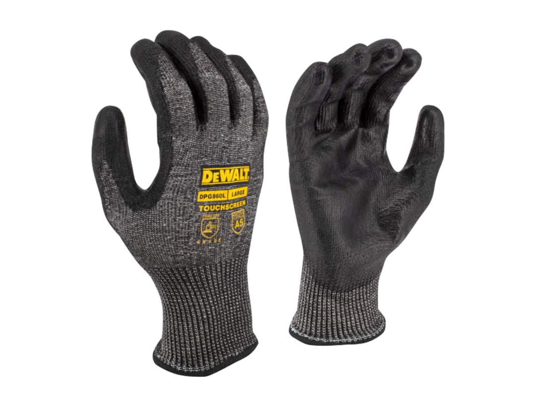 DEWALT Power Tools Cut D Touchscreen Gloves - L (Size 9) DPG860L EU