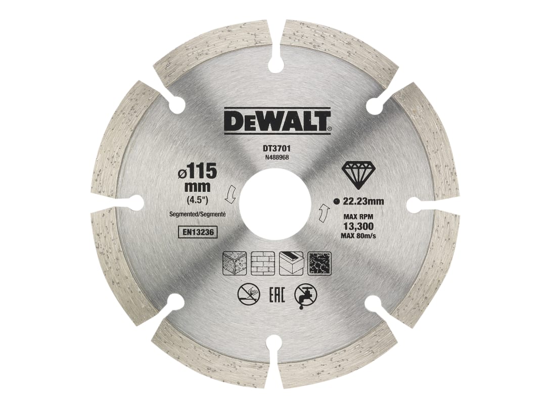 DEWALT Power Tools Dry Diamond Blade 115mm (2 Pack) DT20455-QZ