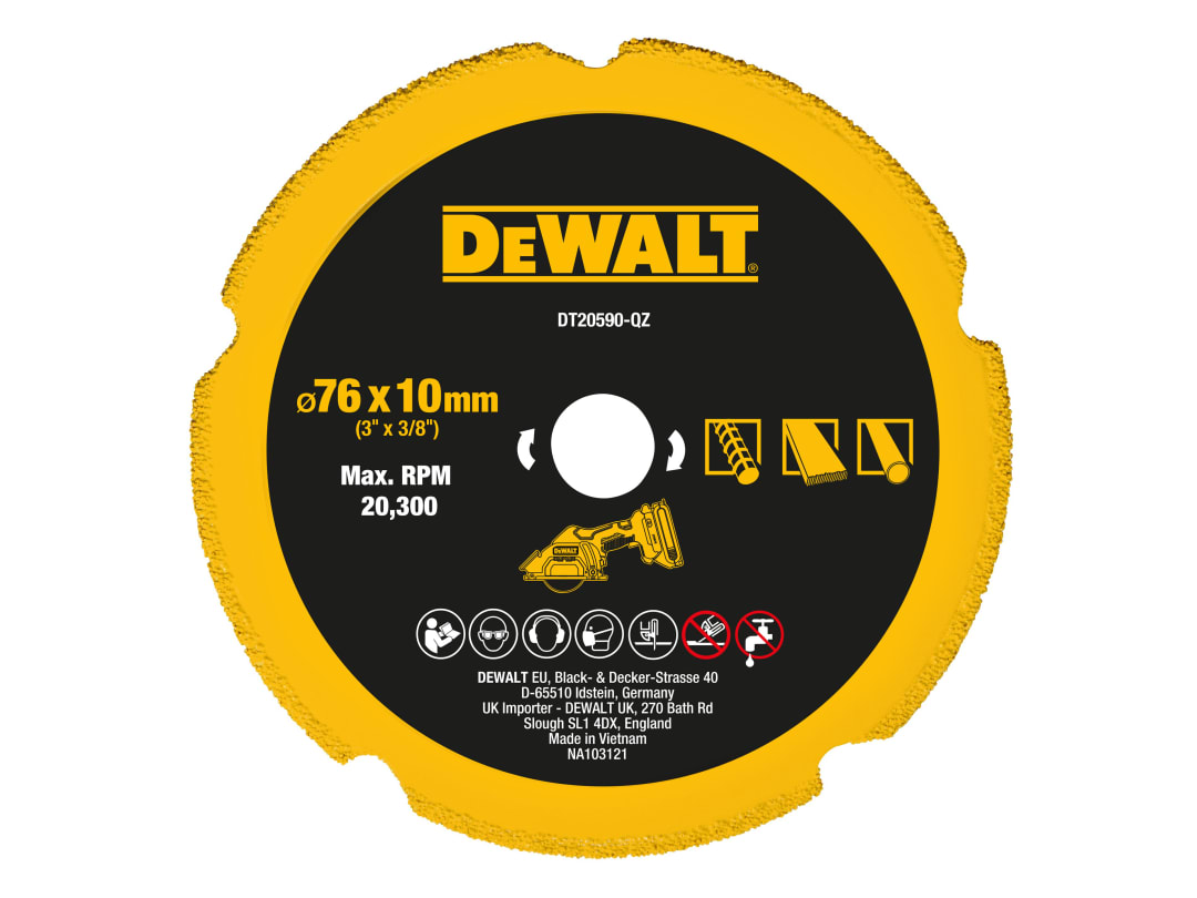 DEWALT Power Tools DT20590 Diamond Multi Material Blade 75mm DT20590-QZ
