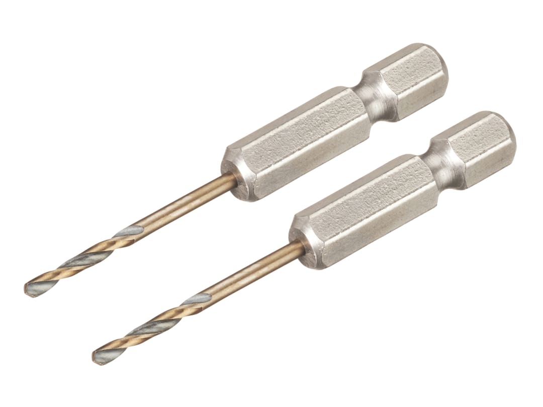 DEWALT Power Tools BLACK&GOLD Hex HSS-G Drill Bits (2) 2.0mm DT20600-QZ