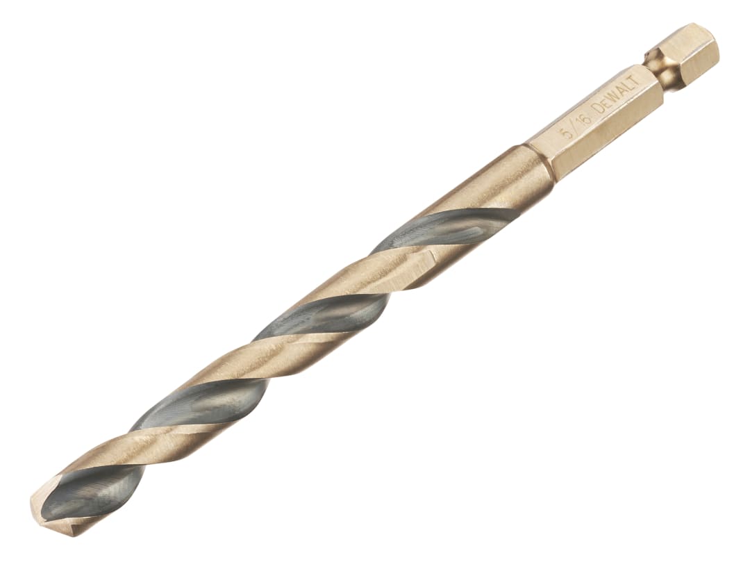 DEWALT Power Tools BLACK&GOLD Hex HSS-G Drill Bit 8.0mm DT20612-QZ