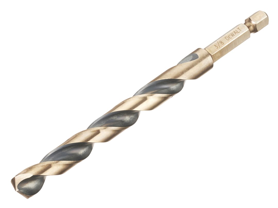 DEWALT Power Tools BLACK&GOLD Hex HSS-G Drill Bit 9.5mm DT20615-QZ
