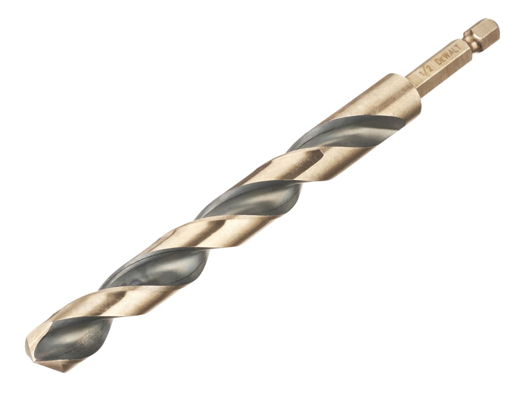 DEWALT Power Tools BLACK&GOLD Hex HSS-G Drill Bit 12.0mm DT20618-QZ