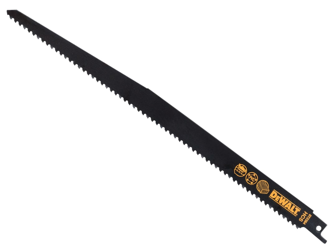 DEWALT Power Tools HCS Reciprocating Blade for Wood, Fast Cuts 152mm x 6 TPI (Pack 5) DT2362-QZ