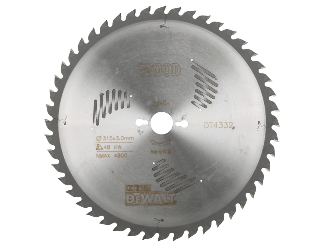DEWALT Power Tools Series 60 Circular Saw Blade 315 x 30mm x 48T DT4332-QZ