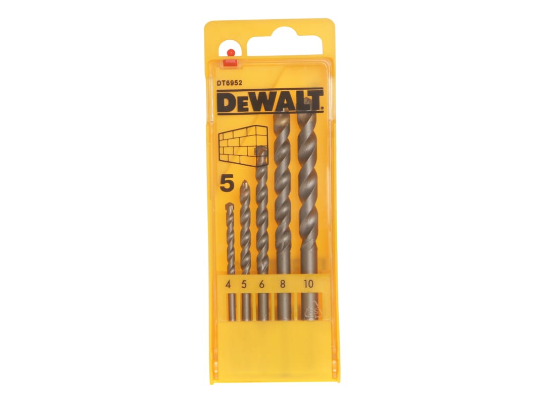 DEWALT Power Tools Masonry Drill Set. 5 Piece DT6952-QZ