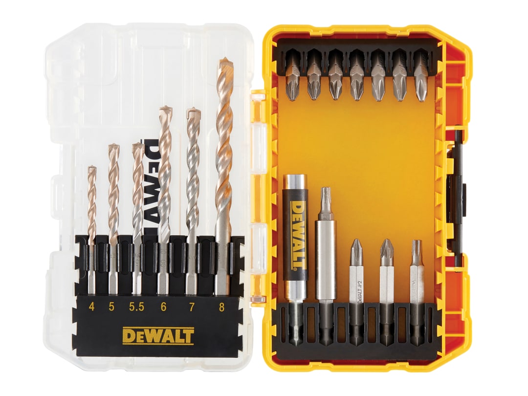DEWALT Power Tools DT70712 Extreme Masonry Drill Drive Set, 19 Piece DT70712-QZ