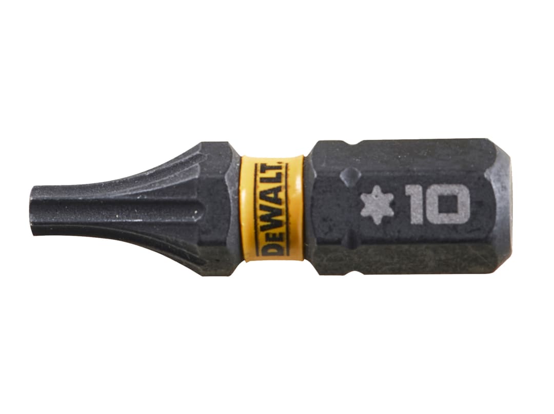 DEWALT Power Tools EXTREME FlexTORQ Bits T10 x 25mm (Pack 5) DT7379T-QZ