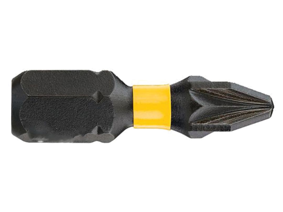 DEWALT Power Tools Extreme Impact Torsion Bits PZ2 x 25mm (Pack 5) DT7387T-QZ