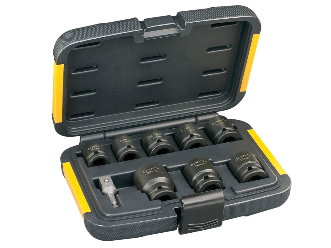 DEWALT Power Tools DT7507 Impact Socket Set, 9 Piece DT7507-QZ