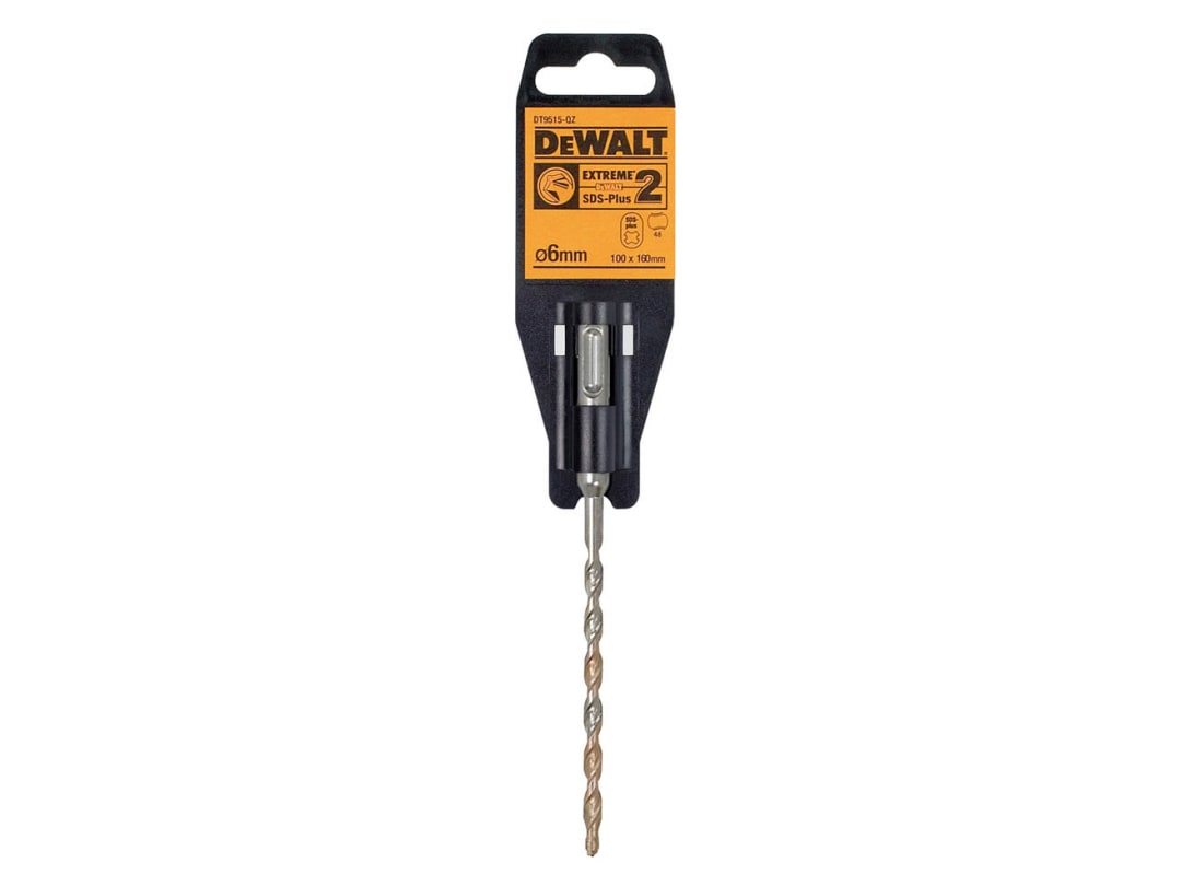 DEWALT Power Tools SDS Plus EXTREME 2® Drill Bit 6 x 160mm DT9515-QZ