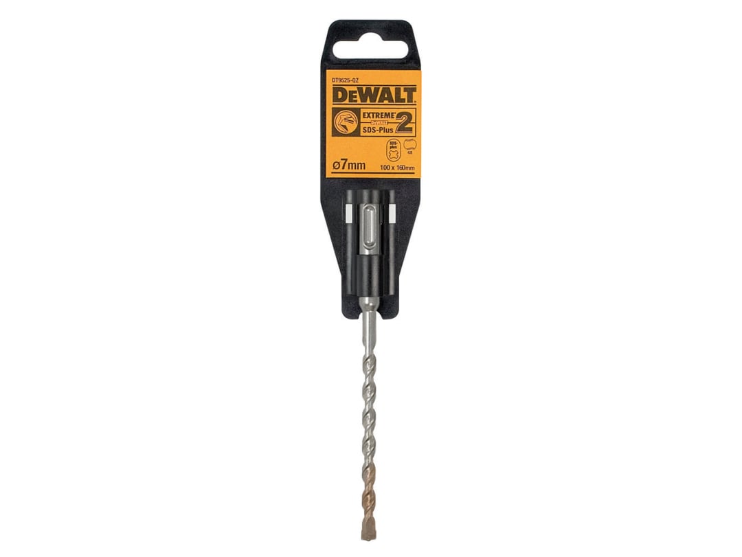 DEWALT Power Tools SDS Plus EXTREME 2® Drill Bit 7 x 160mm DT9525-QZ