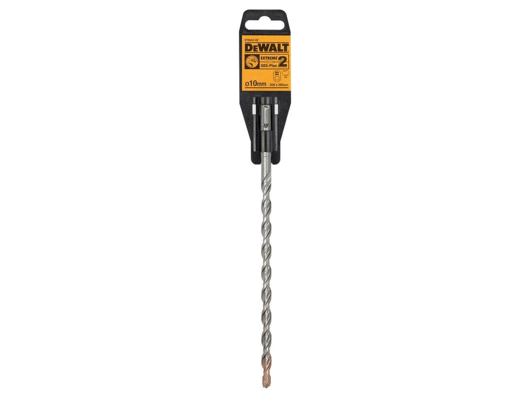 DEWALT Power Tools SDS Plus EXTREME 2® Drill Bit 10 x 260mm DT9542-QZ
