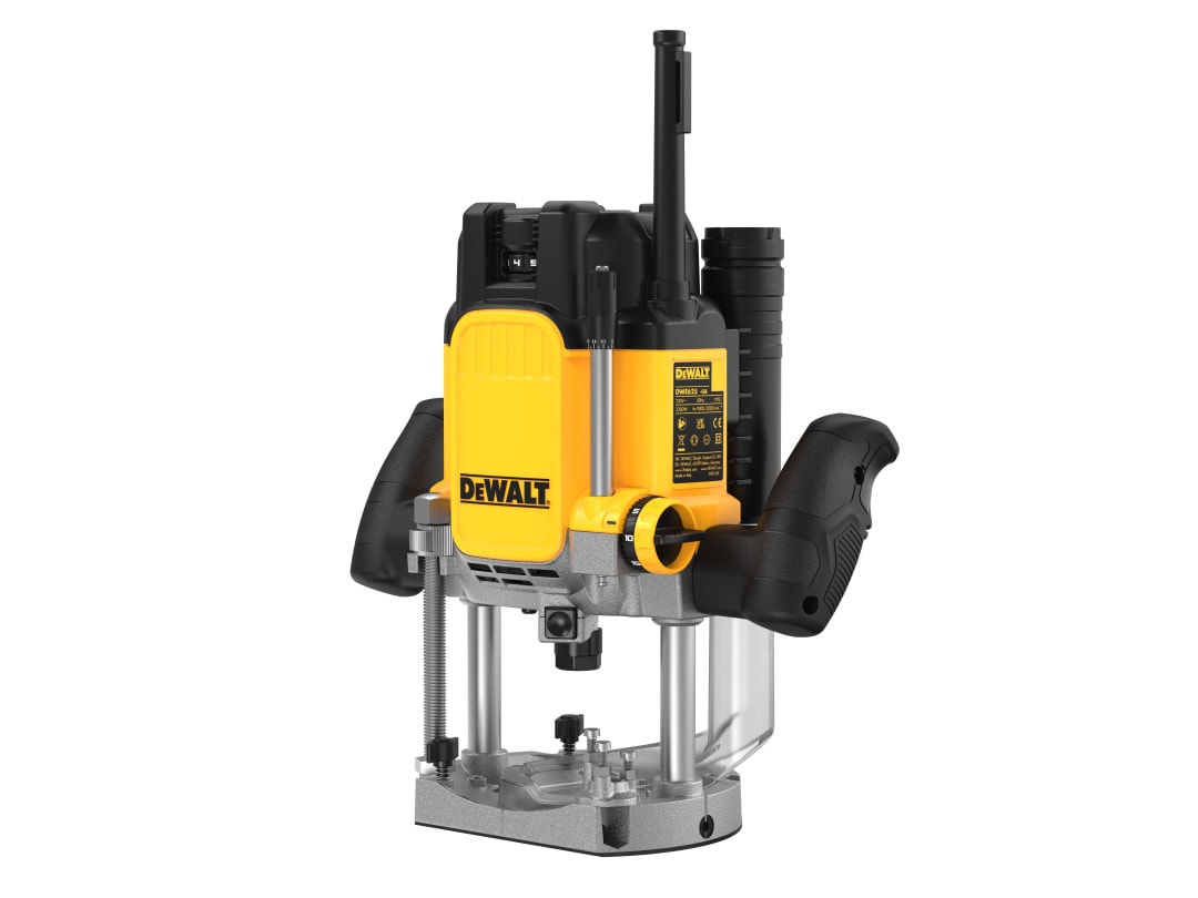 DEWALT Power Tools DWE625KT 1/2in Plunge Router 2300W 110V DWE625KT-LX