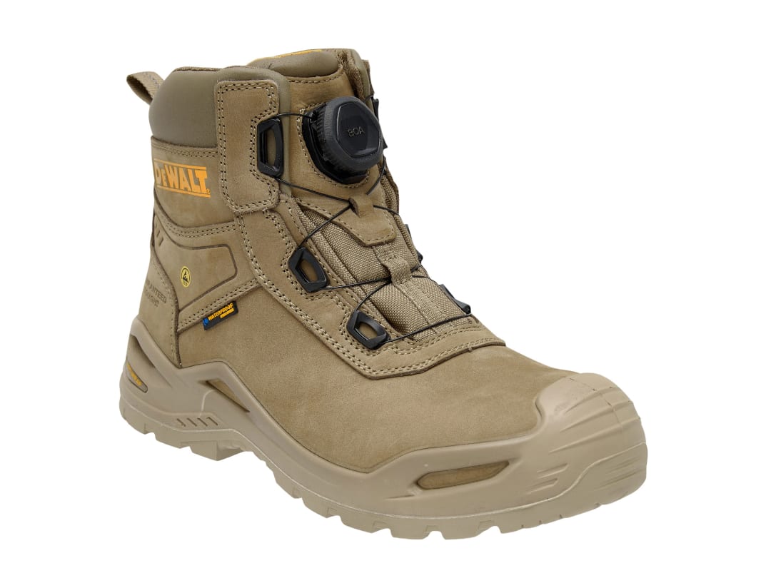 DEWALT Power Tools Boa Lightweight Boots Stone UK 8 EUR 42 LANDER 8