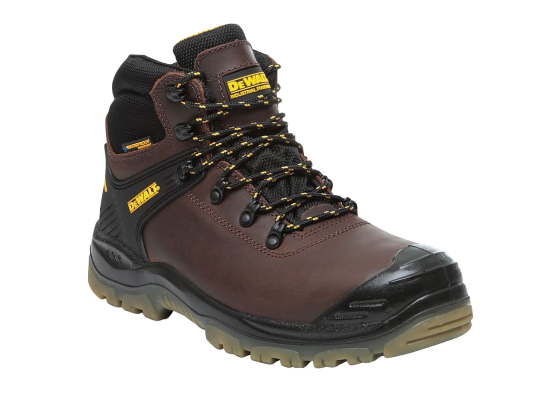 DEWALT Power Tools Newark S3 Waterproof Safety Hiker Boots Brown UK 7 EUR 41 NEWARK BROWN 7