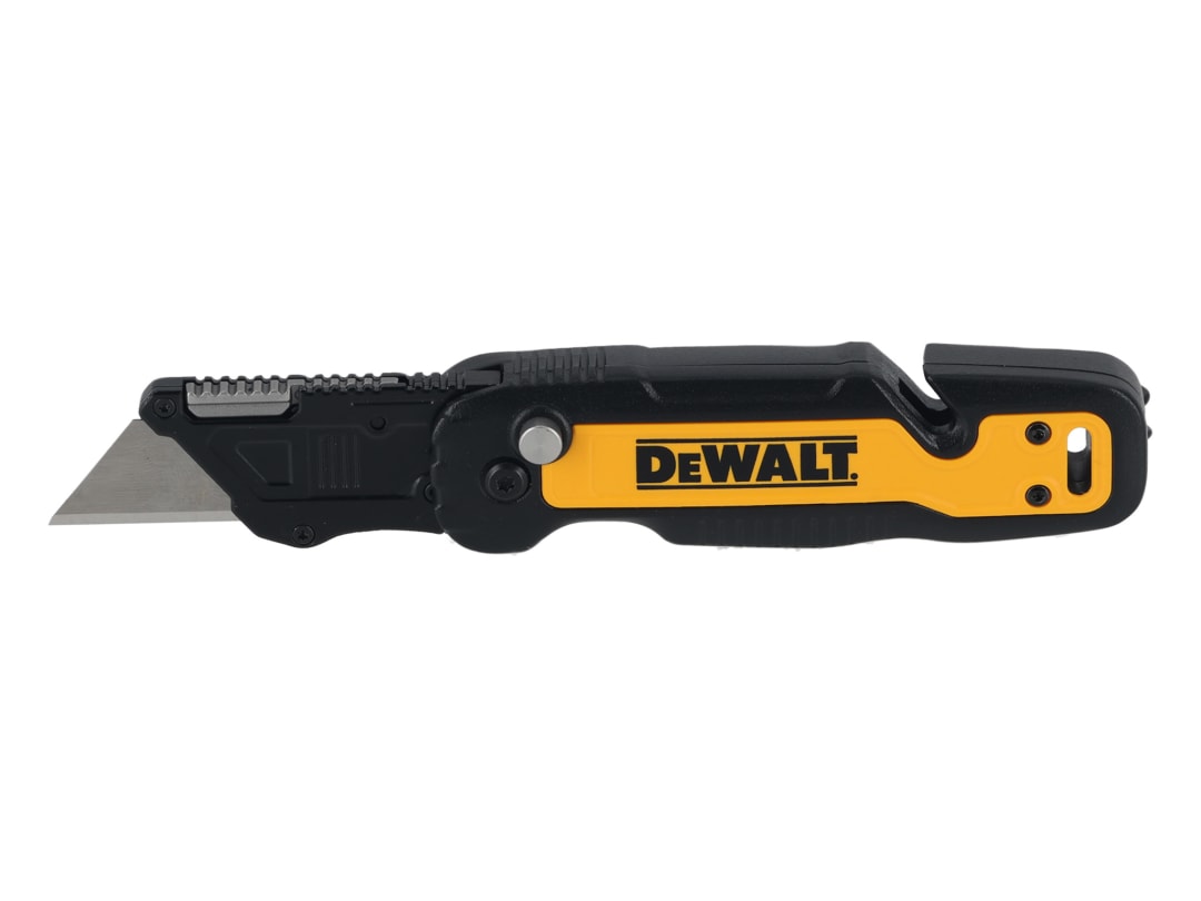 DEWALT Hand Tools Push and Flip Folding Utility Knife with Storage DWHT10992-0