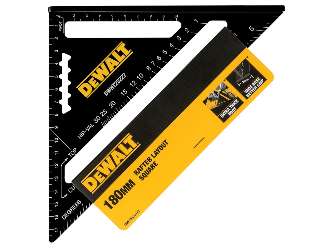 DEWALT Hand Tools Metric Speed Square 18cm DWHT25227-0