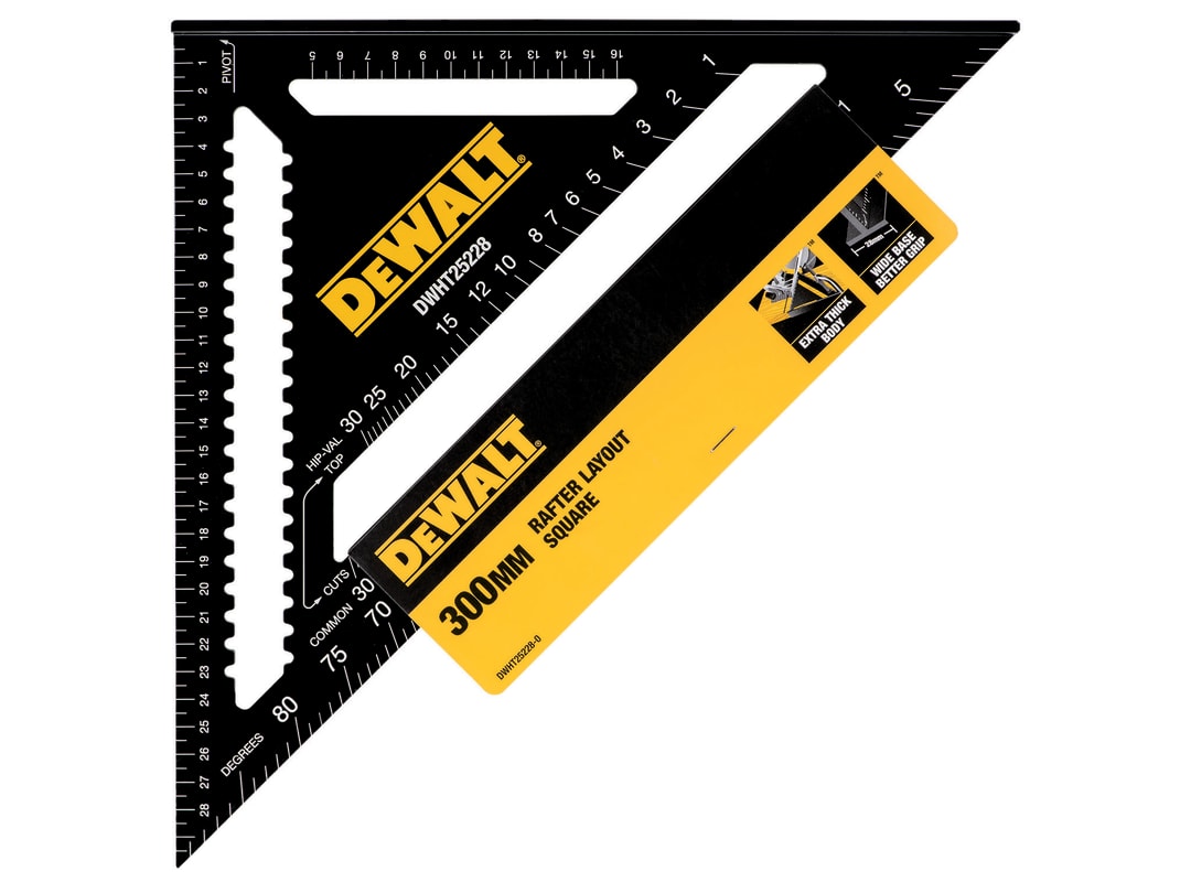 DEWALT Hand Tools Metric Speed Square 30cm DWHT25228-0